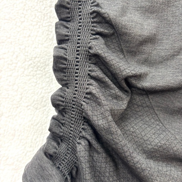 Lululemon Dark Gray in The Flow Crop Scrunch Midrise Compression Capri Leggings - Picture 10 of 16